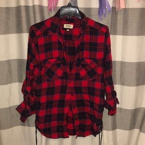 Express boyfriend flannel sz L